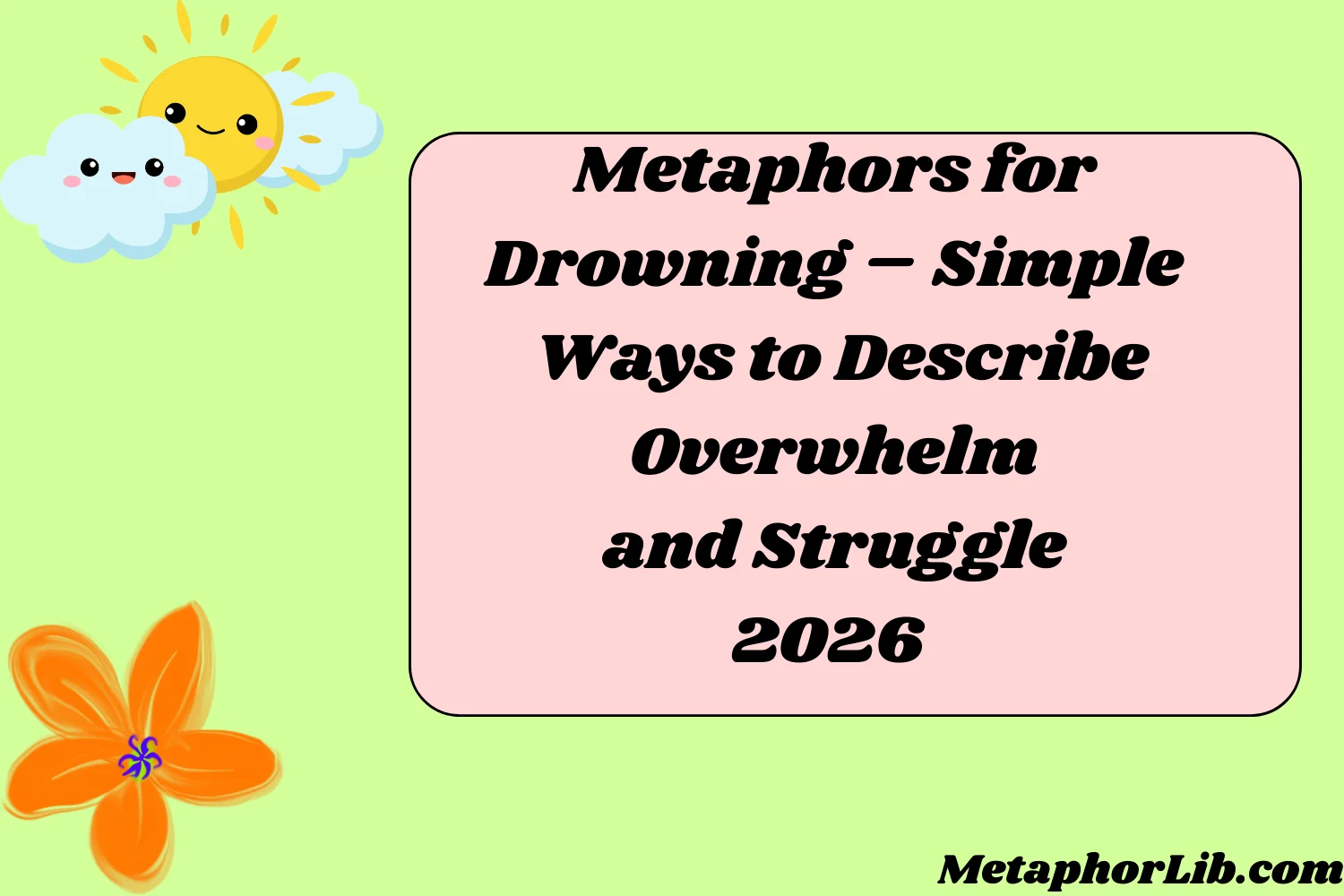 Metaphors for Drowning – Simple Ways to Describe Overwhelm and Struggle