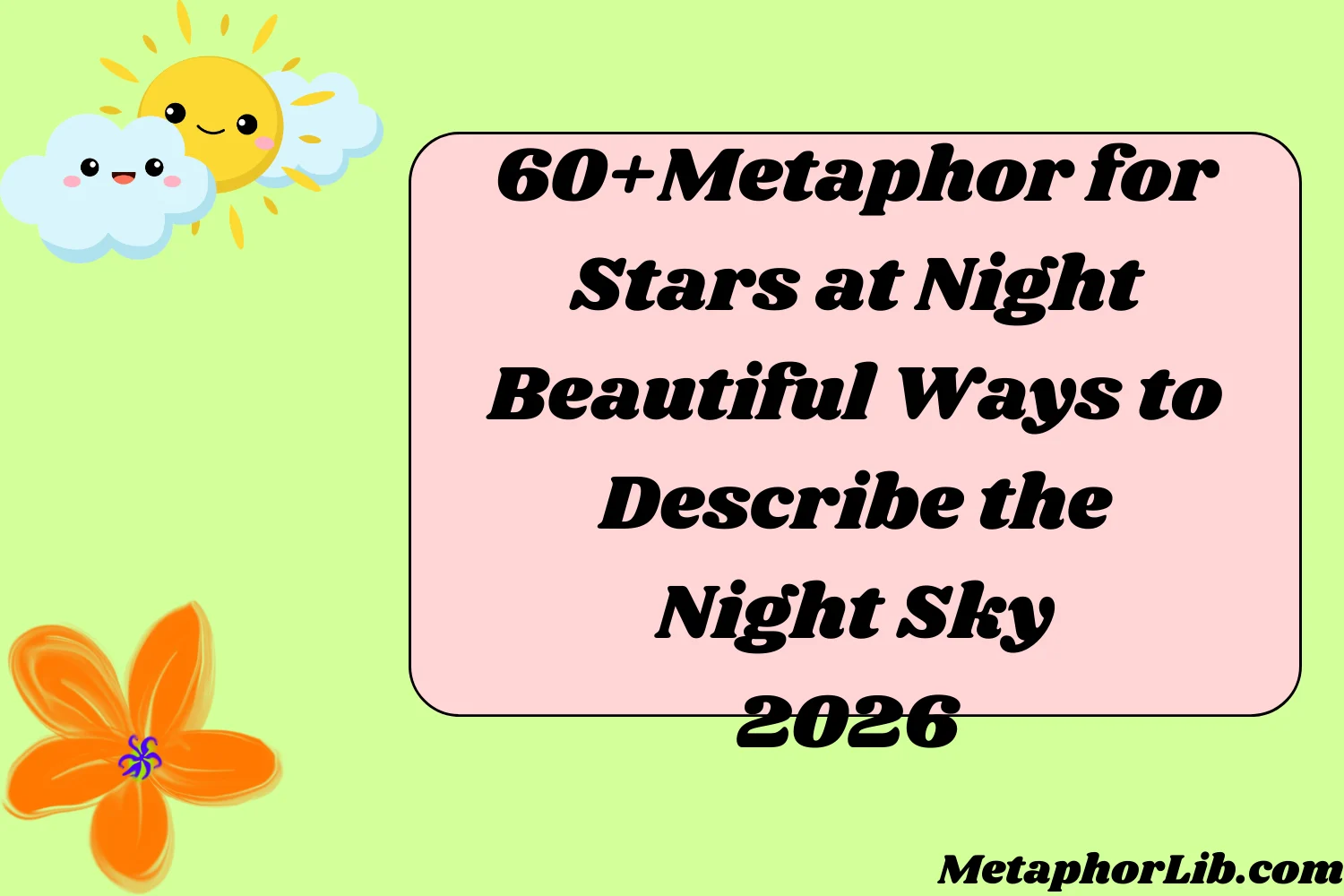 Metaphor for Stars at Night Beautiful Ways to Describe the Night Sky