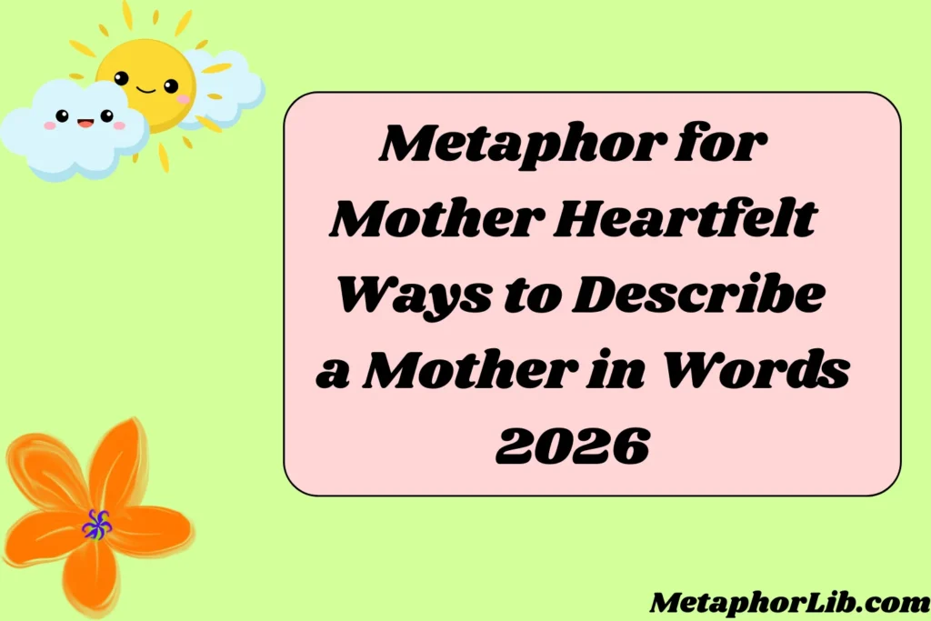 Metaphor for Mother Heartfelt Ways to Describe a Mother in Words