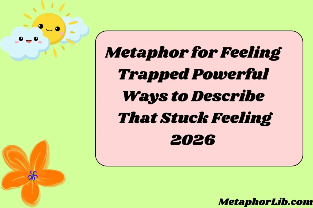 Metaphor for Feeling Trapped Powerful Ways to Describe That Stuck Feeling