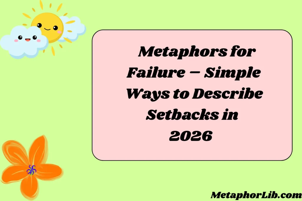 Metaphors for Failure – Simple Ways to Describe Setbacks in