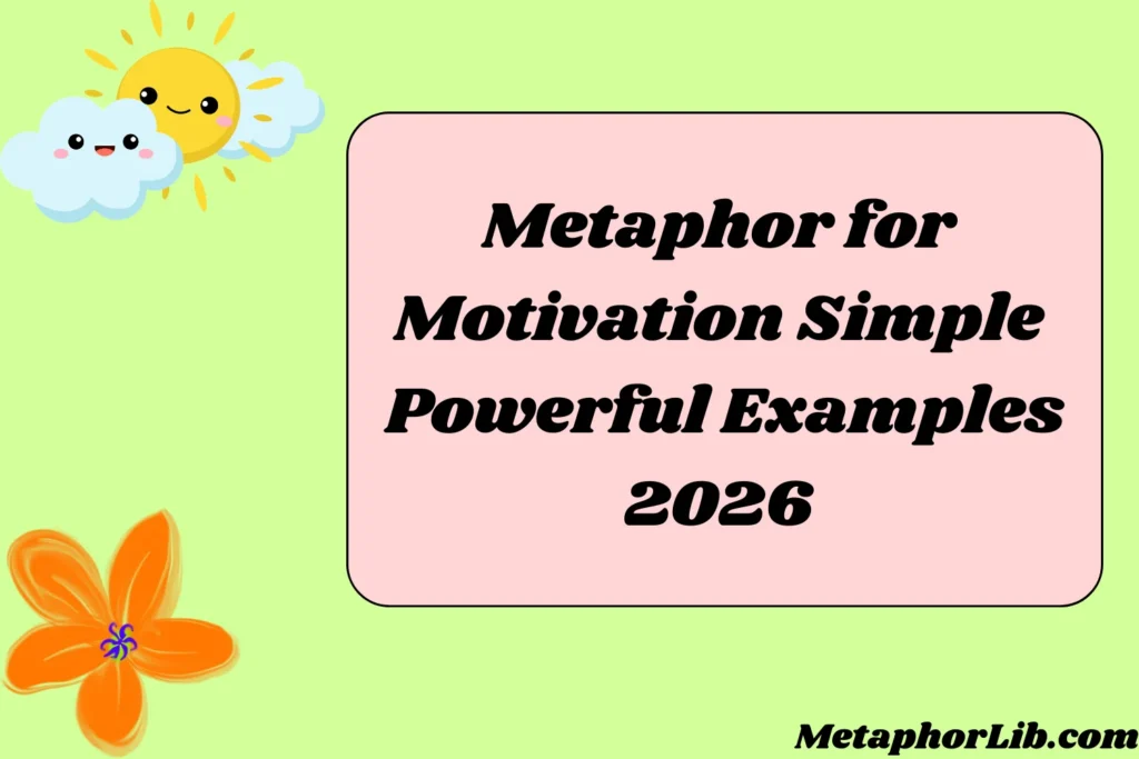 Metaphor for Motivation Simple Powerful Examples