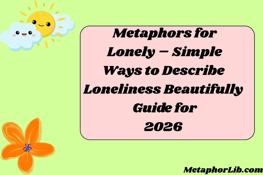 Metaphors for Lonely – Simple Ways to Describe Loneliness Beautifully Guide for