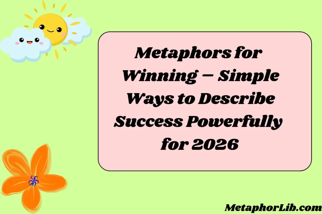 Metaphors for Winning – Simple Ways to Describe Success Powerfully for