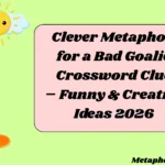 Clever Metaphor for a Bad Goalie Crossword Clue – Funny & Creative Ideas