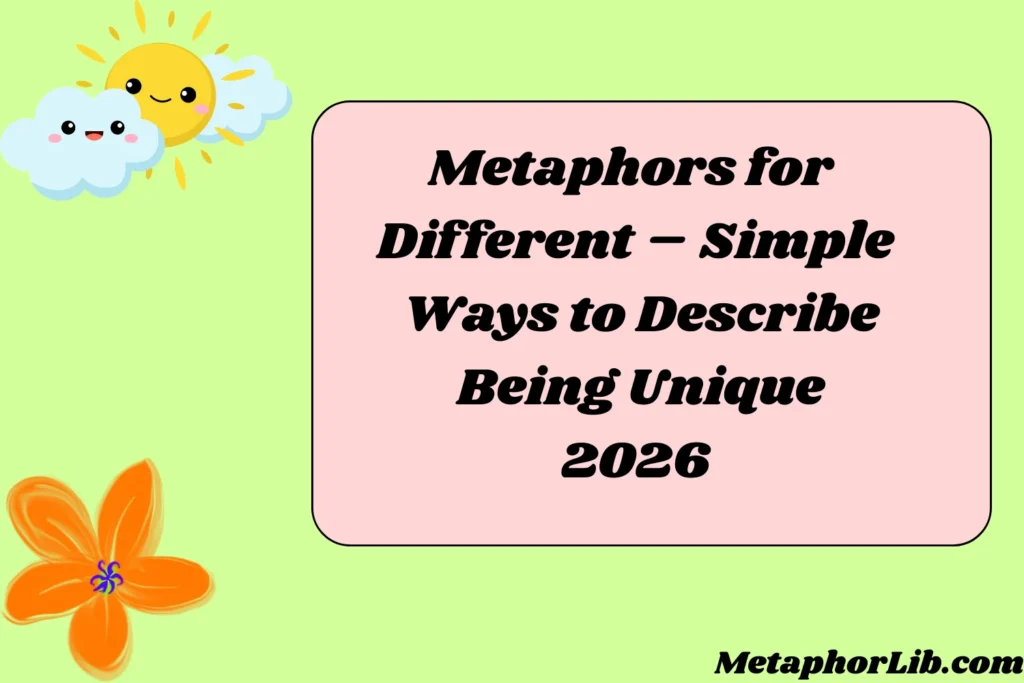 Metaphors for Different – Simple Ways to Describe Being Unique