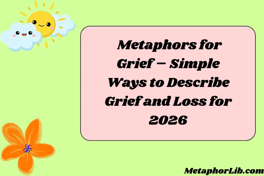 Metaphors for Grief – Simple Ways to Describe Grief and Loss for