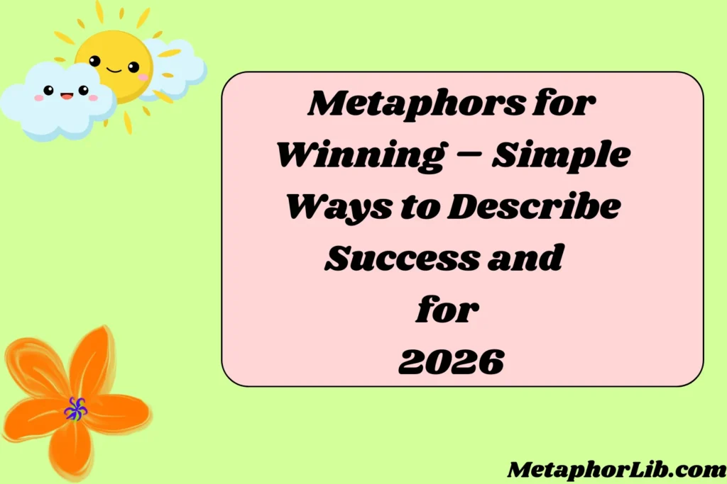 Metaphors for Winning – Simple Ways to Describe Success and Victory for