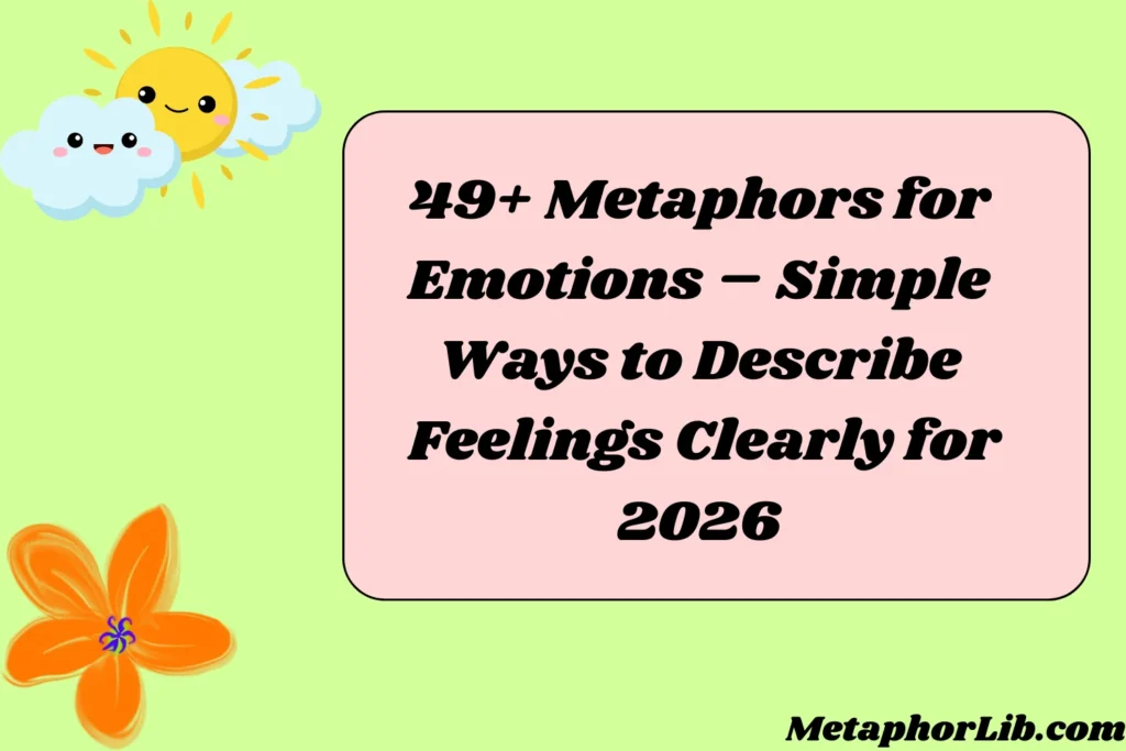 Metaphors for Emotions – Simple Ways to Describe Feelings Clearly for