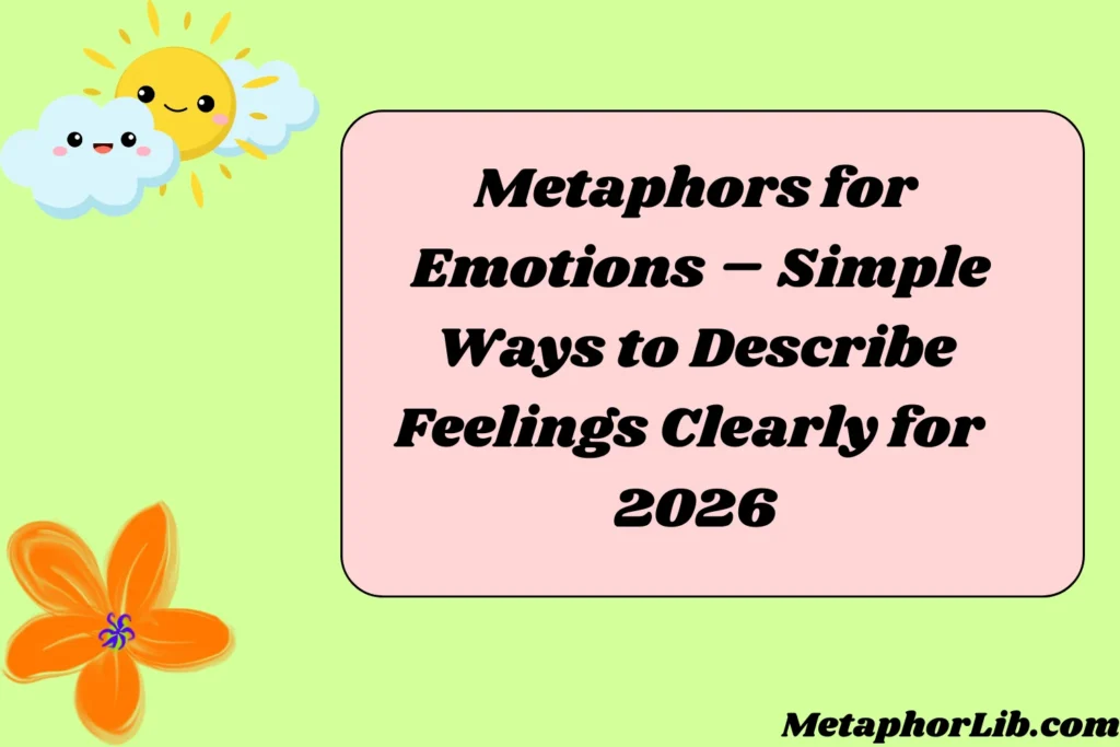 Metaphors for Emotions – Simple Ways to Describe Feelings Clearly for