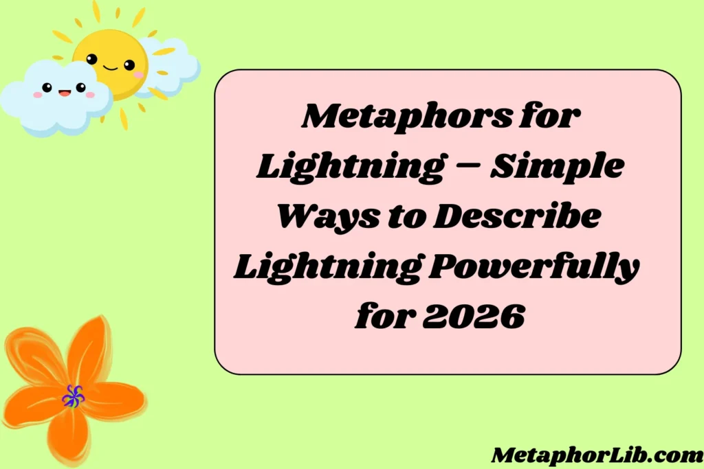 Metaphors for Lightning – Simple Ways to Describe Lightning Powerfully for