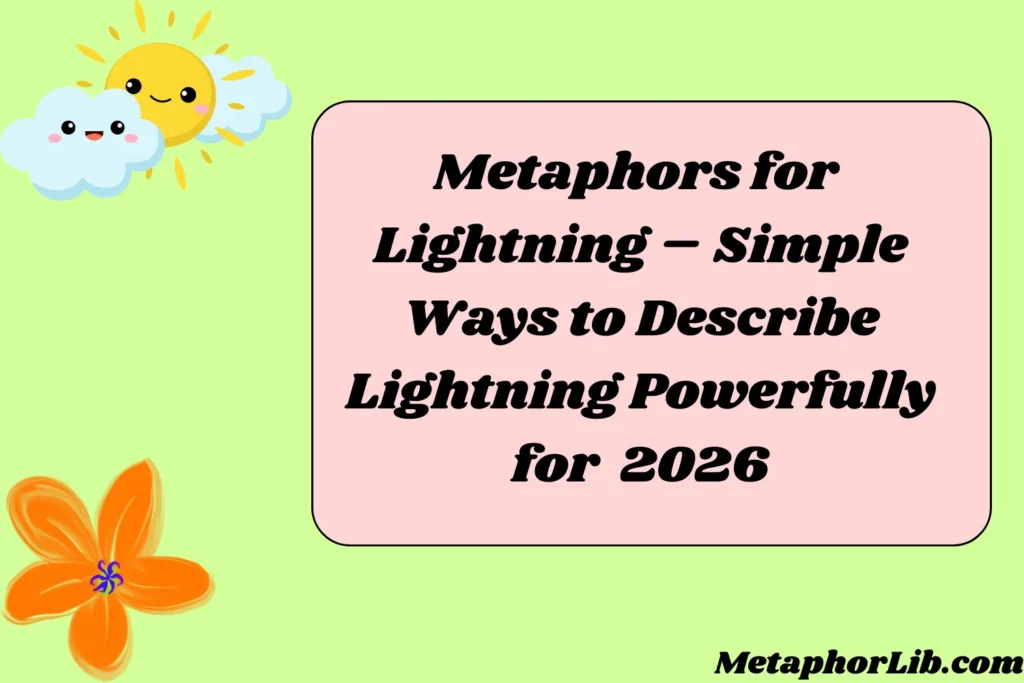 metaphors for lightning