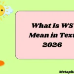 What Is WS Mean in Text
