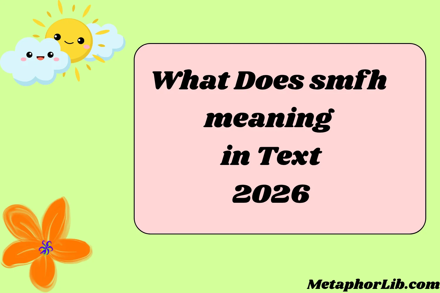 What Does smfh meaning in Text