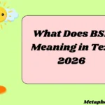 What Does BSF Meaning in Text