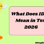 What Does IDTS Mean in Text