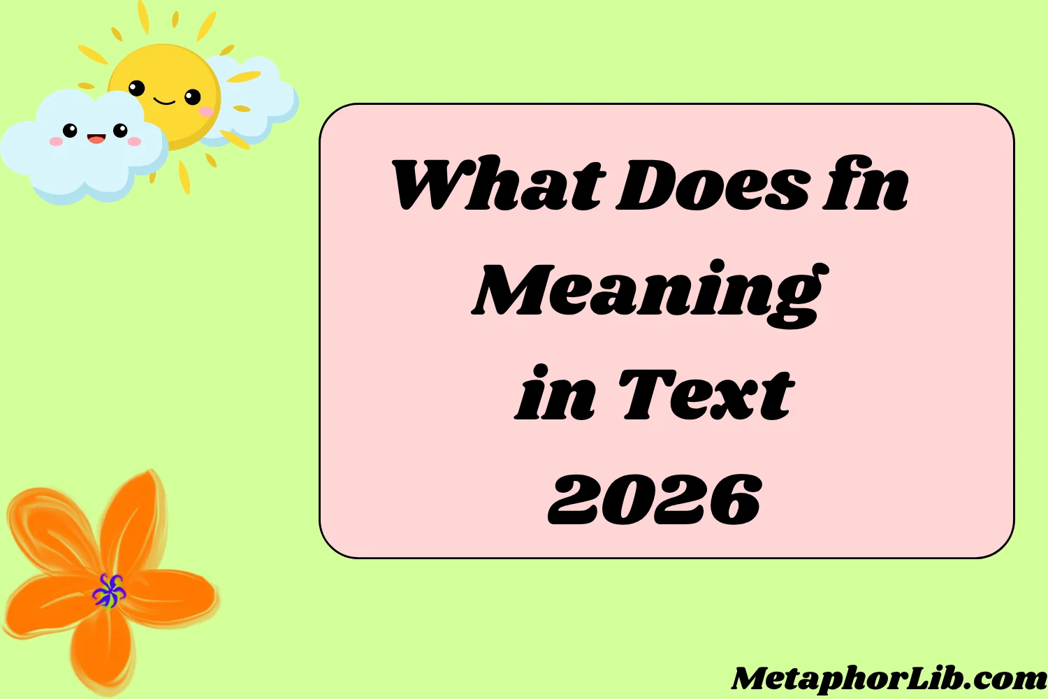 What Does fn Meaning in Text