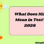 What Does IGL Mean in Text?