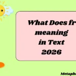 What Does fr meaning in Text