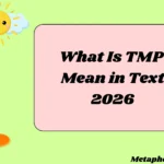 What Is TMP Mean in Text