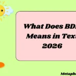 What Does BDE Means in Text