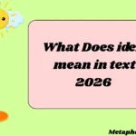 What Does idek mean in text