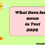 What Does loml mean in Text