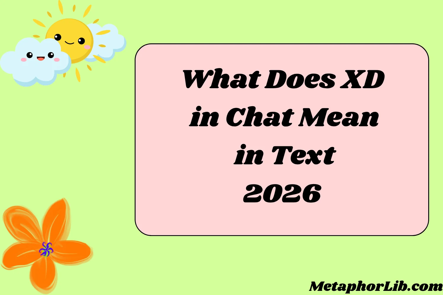 What Does XD in Chat Mean in Text