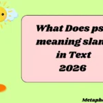 What Does psa meaning slang in Text