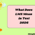 What Does LMS Mean in Text