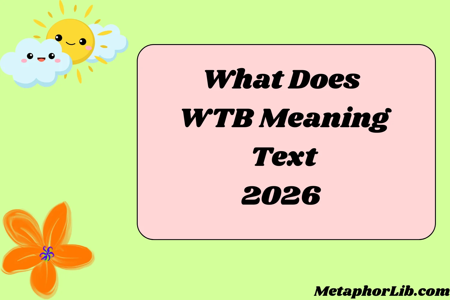 What Does WTB Meaning Text