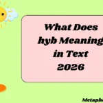 What Does hyb Meaning in Text
