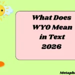 What Does WYO Mean in Text